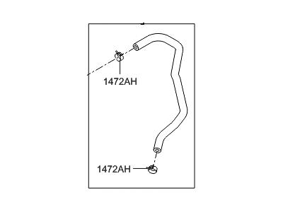 Hyundai 26710-2E610 Hose Assembly-Breather