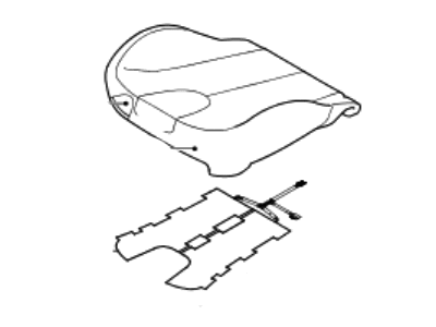 Hyundai Veloster Seat Cushion - 88100-2V751-PRY