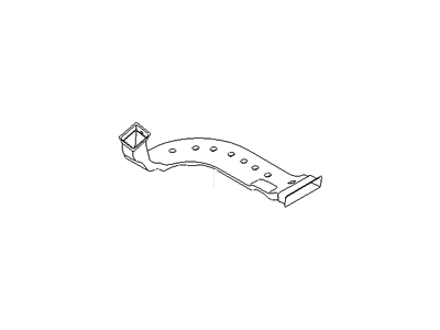 Hyundai 97370-2E000 Duct-Rear Heating,RH