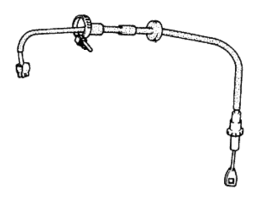 Hyundai Excel Clutch Cable - 41510-21010