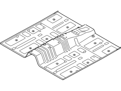 2017 Hyundai Sonata Hybrid Floor Pan - 65110-E6000