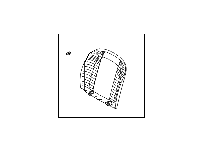 Hyundai 88391-1R000-RY Board Assembly-Front Back(Driver)