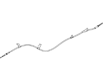 Hyundai 59760-4Z500 Cable Assembly-Parking Brake,LH