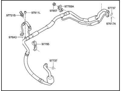 2019 Hyundai Kona A/C Hose - 97777-J9260