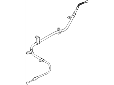 Hyundai Santa Fe Parking Brake Cable - 59913-26150