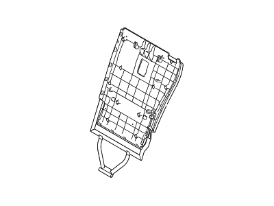 Hyundai 89340-B8100-NBC Board Assembly-2RD Seat Back,LH