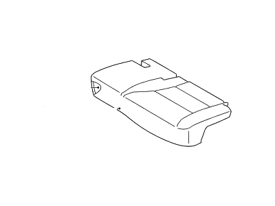 Hyundai 89160-B8120-R4X 2Nd Seat Cushion Cover Assembly, Left