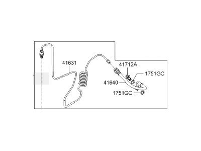 Hyundai 41630-2E105 Tube Assembly-Clutch