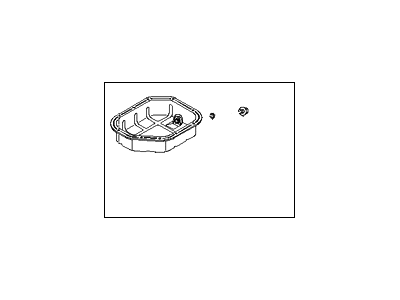 1998 Hyundai Sonata Oil Pan - 21510-38050