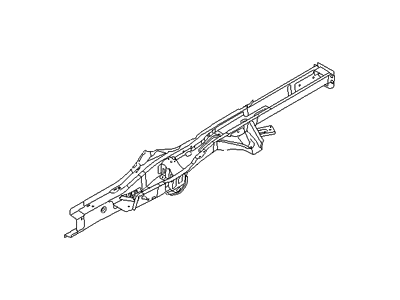 Hyundai 65720-3Y000 Member Assembly-Rear Floor Side,RH