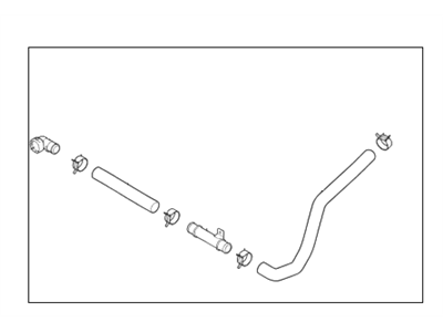 Hyundai 25415-C2200 Hose Assembly-Radaator,Lower