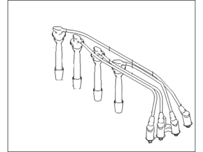 Hyundai Scoupe Spark Plug Wire - 27501-22B00