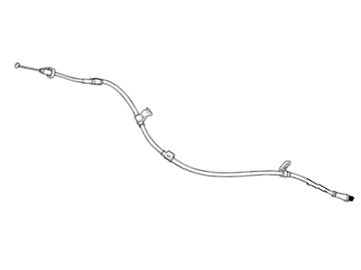 Hyundai Accent Parking Brake Cable - 59760-1R000