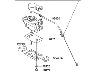 Hyundai 96400-1E000 Module & Bracket Assembly-Automatic Cruise