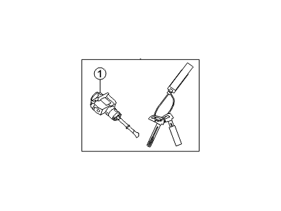 2020 Hyundai Tucson Door Lock Cylinder - 81905-D3080