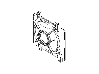 Hyundai 25350-38000 SHROUD-Radiator