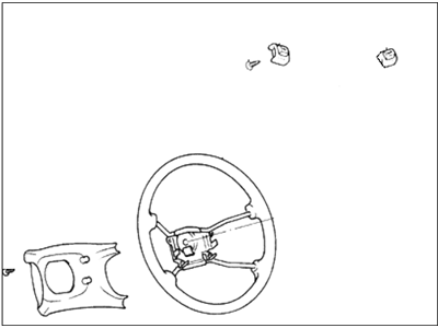 Hyundai 56120-28191-AQ Steering Wheel Body Assembly