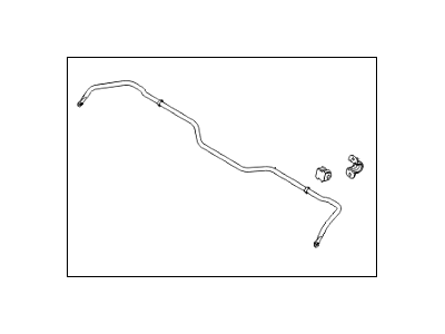 Hyundai 55510-3L200 Bar Assembly-Rear Stabilizer