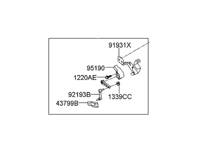 Hyundai 92190-2M090 Unit Assembly-HEADLAMP Automatic LEVELLING