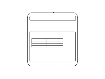 Hyundai 32450-37951 Label-Emission Control