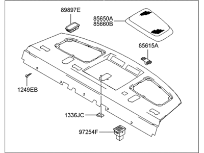 Hyundai 85610-3D500-LK