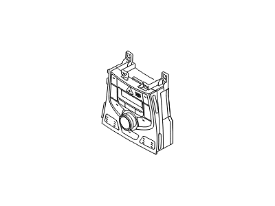 Hyundai 97250-3XCD0-GU Heater Control Assembly