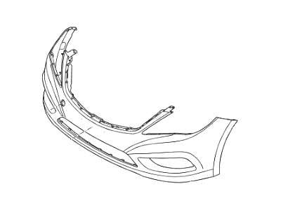 Hyundai 86511-3V000 Front Bumper Cover