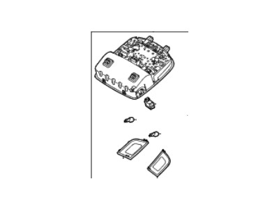 2022 Hyundai Accent Dome Light - 92800-F0000-TTX