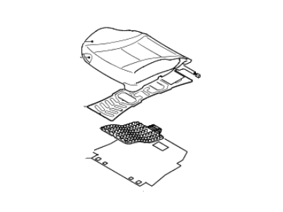 Hyundai Elantra GT Seat Cushion - 88200-A5600-SGG