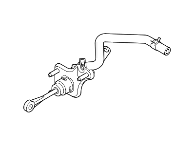 2015 Hyundai Accent Clutch Master Cylinder - 41610-1R110