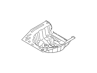 Hyundai 65513-F2000 Panel Assembly-Rear Floor,Rear