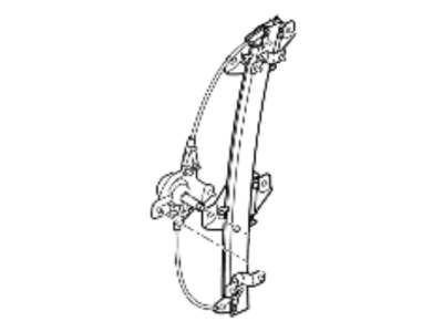 Hyundai Accent Window Regulator - 83401-1R010