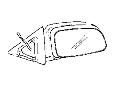 1996 Hyundai Sonata Car Mirror - 87605-35300