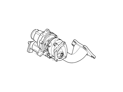 Hyundai Genesis G70 Turbocharger - 28231-3L100