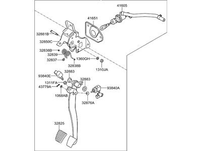 Hyundai 32802-2S105 Pedal Assembly-Clutch