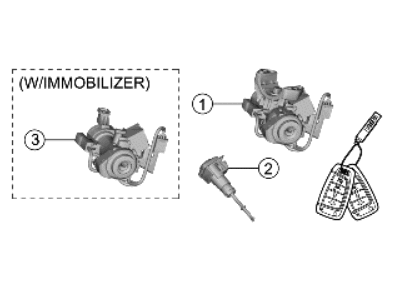 Hyundai Elantra N Door Lock Cylinder - 81905-AA110