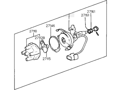 Hyundai 27100-32820 Distributor Assembly