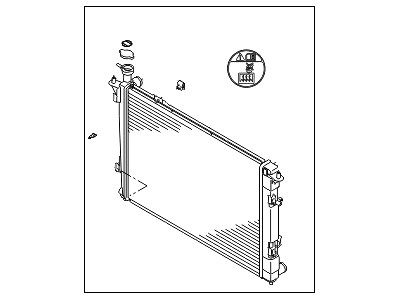 Hyundai 25310-2W800 Radiator Assembly