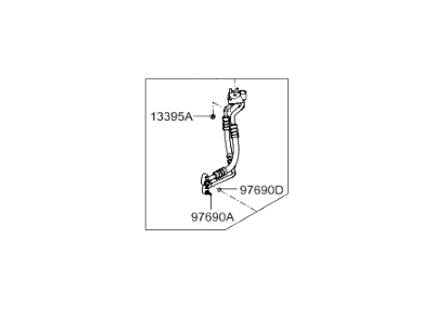 Hyundai 97761-2W801 Pipe & Tube Assembly