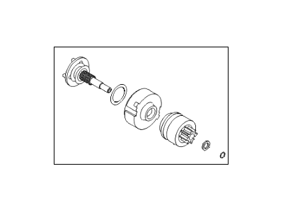 Hyundai 36140-2E122 Gear-Starter Reduction PINION