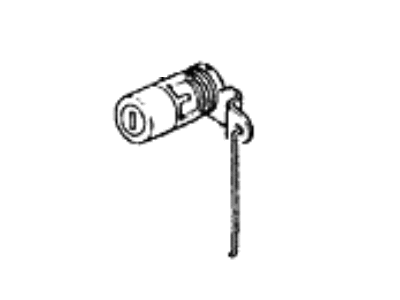1987 Hyundai Excel Door Lock Cylinder - 81907-21200