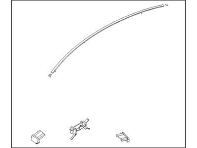 Hyundai 87210-3V001 Moulding Assembly-Roof,LH