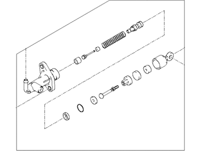 Hyundai Elantra Clutch Master Cylinder - 41610-2D100