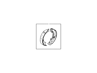 2012 Hyundai Veracruz Parking Brake Shoe - 58350-3JA00