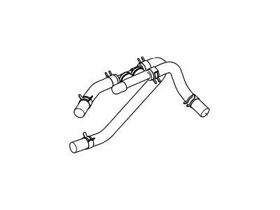 Hyundai Brake Booster Vacuum Hose - 59120-2W240