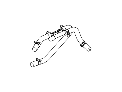 2015 Hyundai Santa Fe Sport Brake Booster Vacuum Hose - 59120-2W240