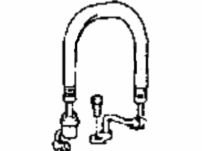 1992 Hyundai Sonata A/C Hose - 97762-33370