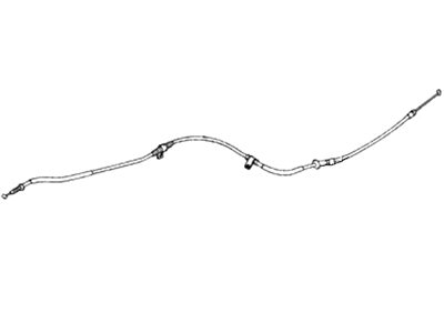 1997 Hyundai Sonata Parking Brake Cable - 59760-34101