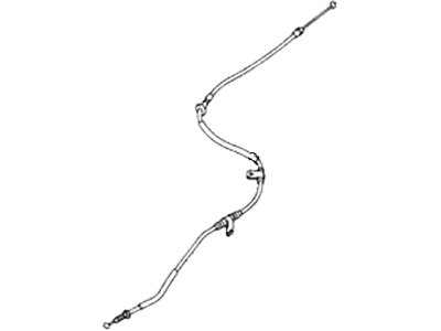 1994 Hyundai Sonata Parking Brake Cable - 59770-34001