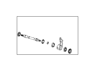 2003 Hyundai Tiburon Axle Shaft - 49560-38700